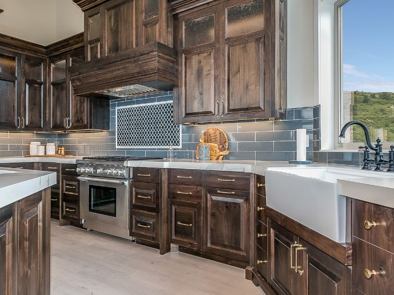 Tellico Village Barndominium interior example kitchen rustical